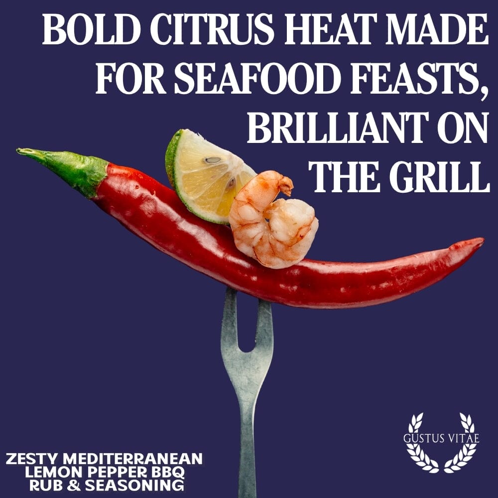 Zesty Mediterranean Lemon Pepper BBQ Rub & Seasoning - Image 3