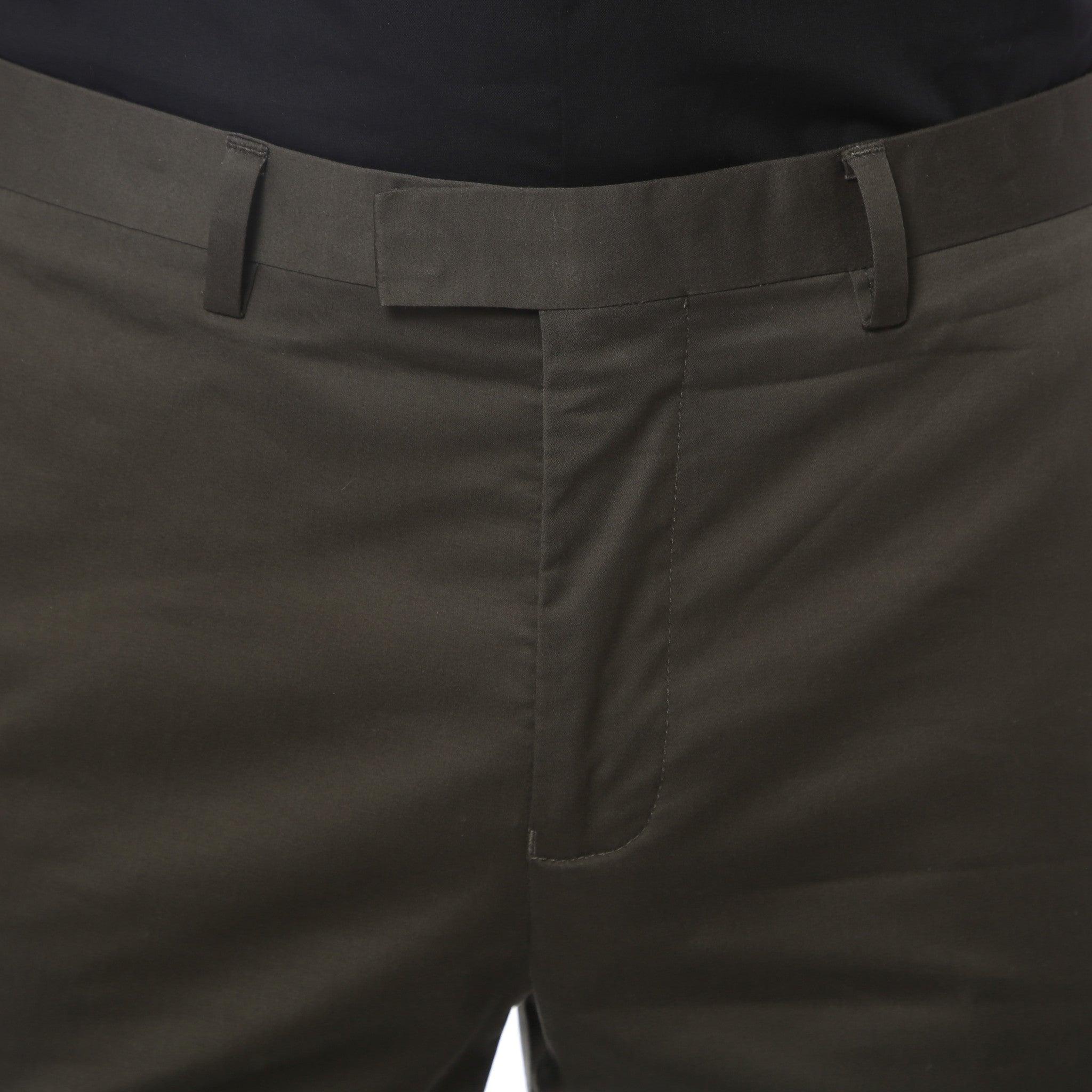 Zonettie Kilo Hunter Green Straight Leg Chino Pants - Image 4