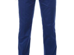 Zonettie Kilo Royal Blue Straight Leg Chino Pants