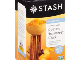 Stash Golden turmeric Chai Tea 18 Tea bags (Pack of 6 Boxes)