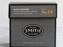 Smith Black Lavender Tea 15 Sachets (Pack of 6 Boxes)