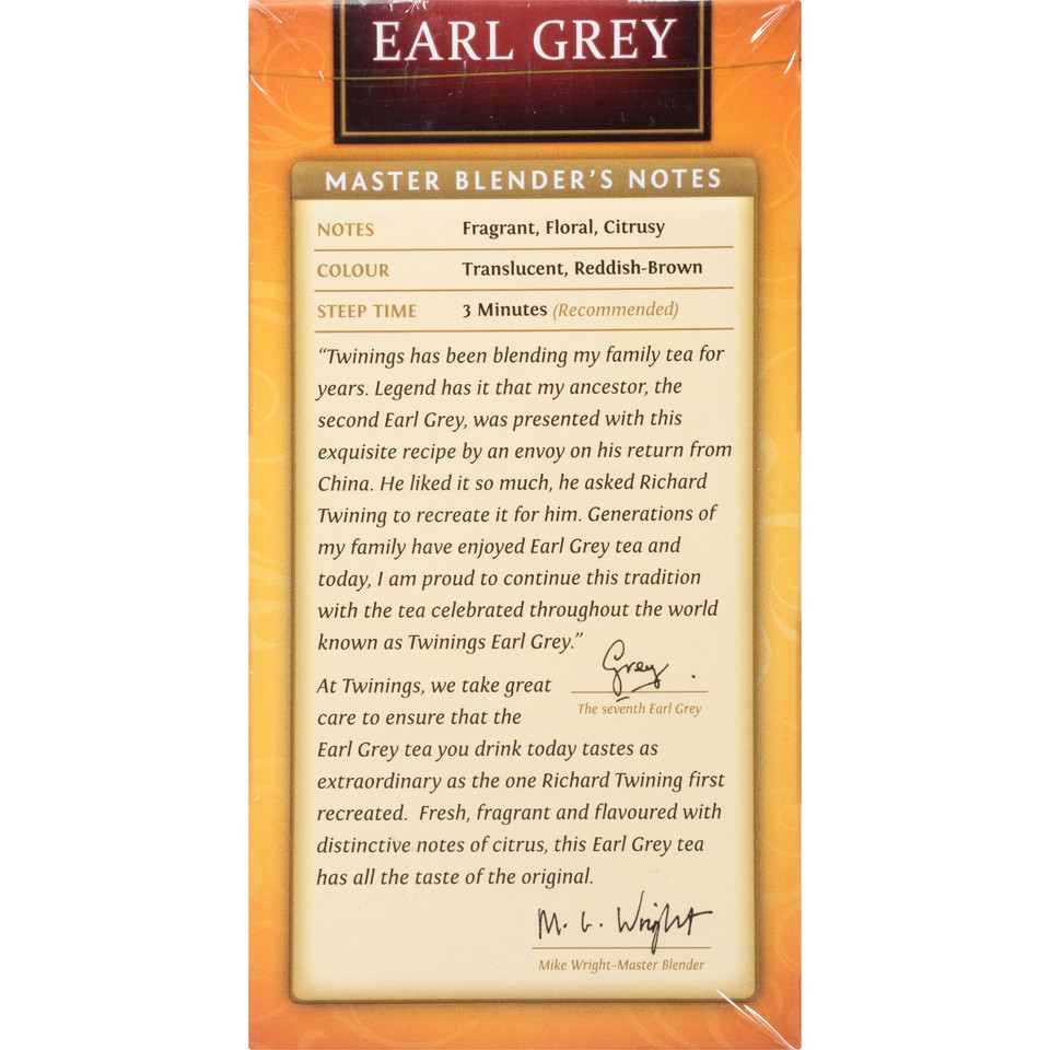 Twinings Earl Grey Tea 20 Tea Bags (Pack of 6 Boxes) - Image 6