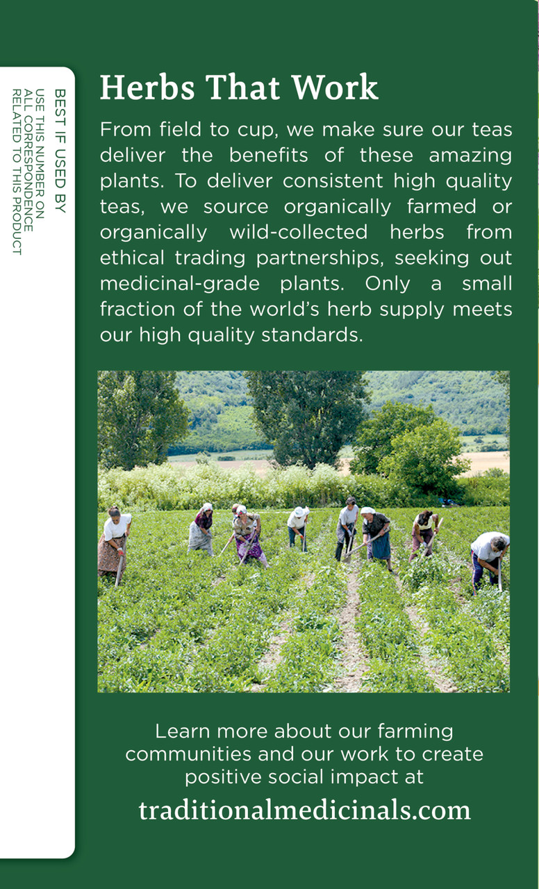 Traditional Medicinals Organic Red Clover Herbal tea 16 Tea Bags (Pack of 6 Boxes) - Image 3