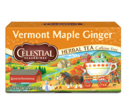 Celestial Seasonings Vermont Maple Ginger Herbal Tea 20 Tea Bags (Pack of 6 Boxes)