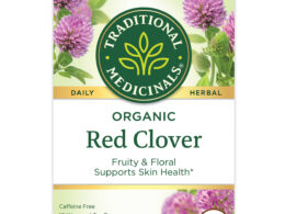Traditional Medicinals Organic Red Clover Herbal tea 16 Tea Bags (Pack of 6 Boxes)