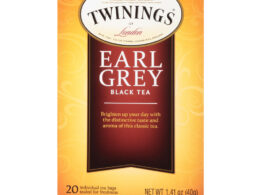 Twinings Earl Grey Tea 20 Tea Bags (Pack of 6 Boxes)