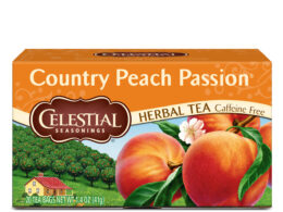 Celestial Seasonings Country Peach Passion Herbal tea 20 Tea Bags (Pack of 6 Boxes)
