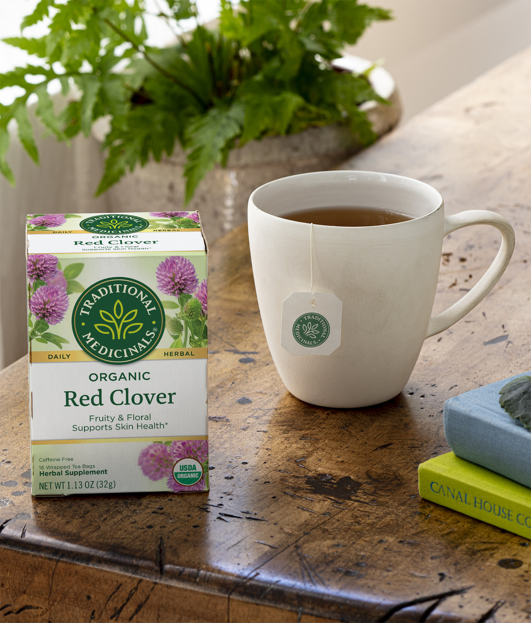 Traditional Medicinals Organic Red Clover Herbal tea 16 Tea Bags (Pack of 6 Boxes) - Image 7