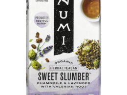 Numi Organic Sweet Slumber Tea 16 Tea Bags (Pack of 6 Boxes)
