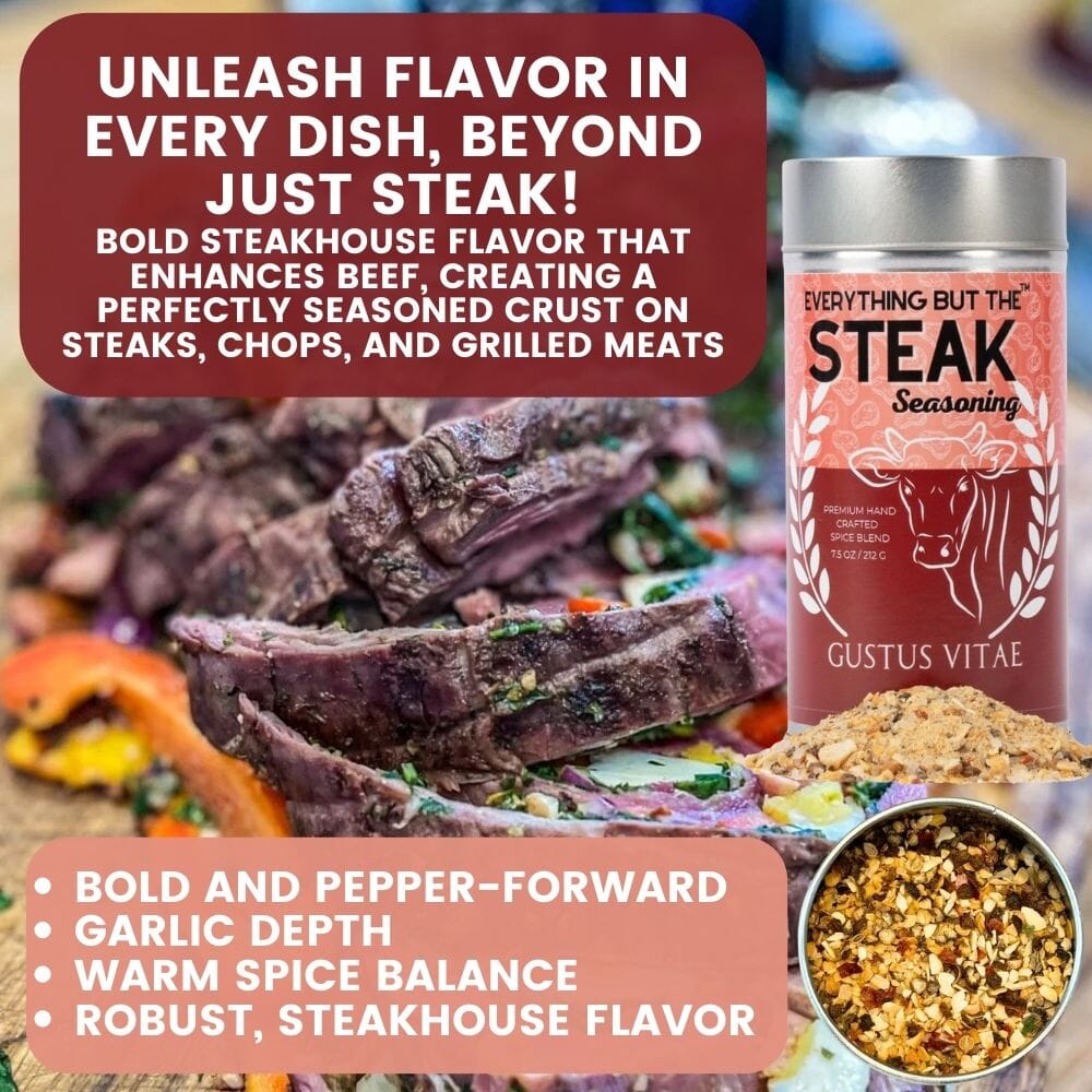 Best for Steak & Beef Seasonings | Set of 6 XL Tins - Image 5