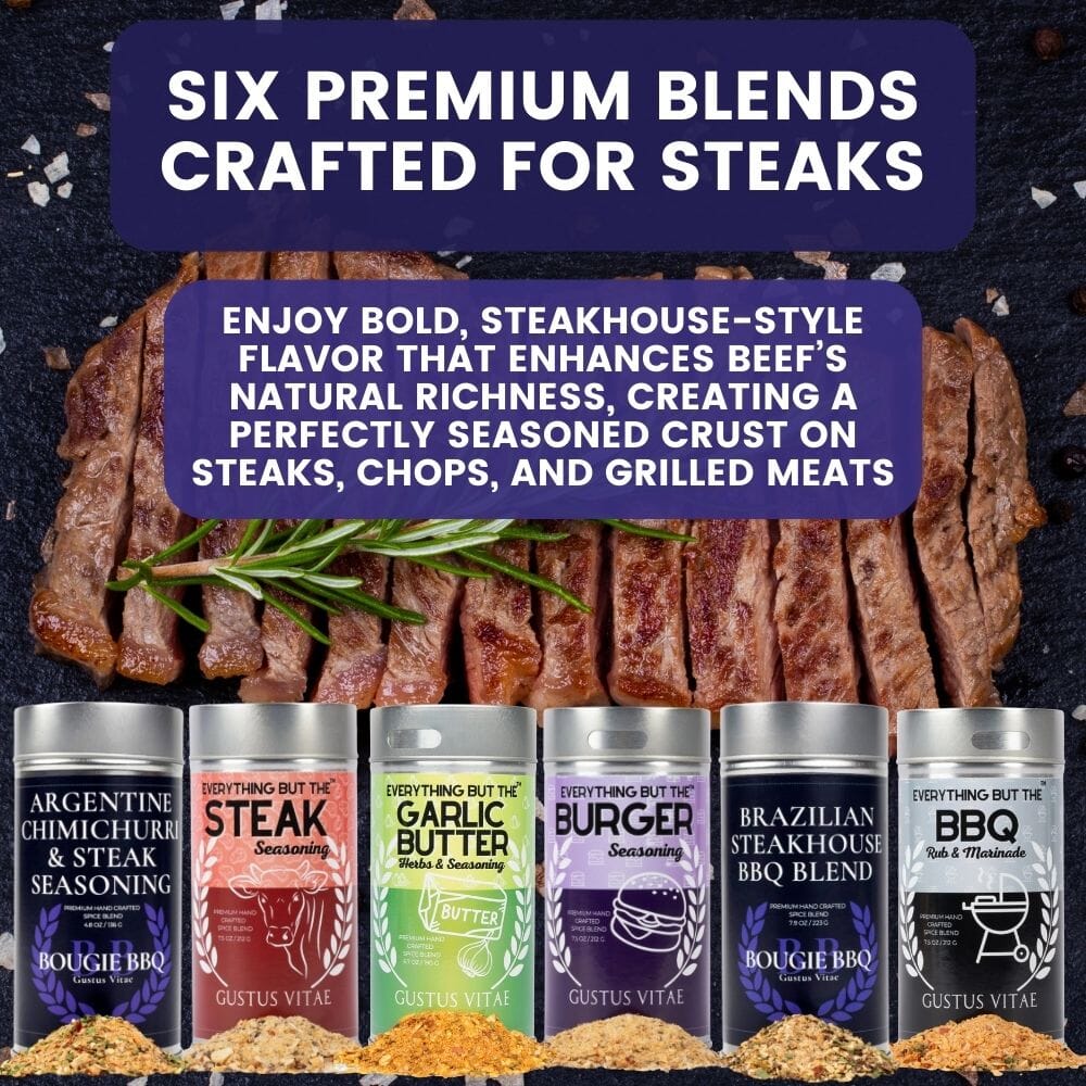 Best for Steak & Beef Seasonings | Set of 6 XL Tins - Image 2
