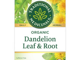 Traditional Medicinals Organic Dandelion Leaf & Root Tea 16 Tea Bags (Pack of 6 Boxes)