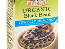 Dr. McDougall's Black Bean, Lower Sodium (6x18 Oz)