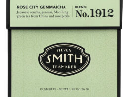 Smith Rose City Genmaicha Tea 15 Sachets (Pack of 6 Boxes)