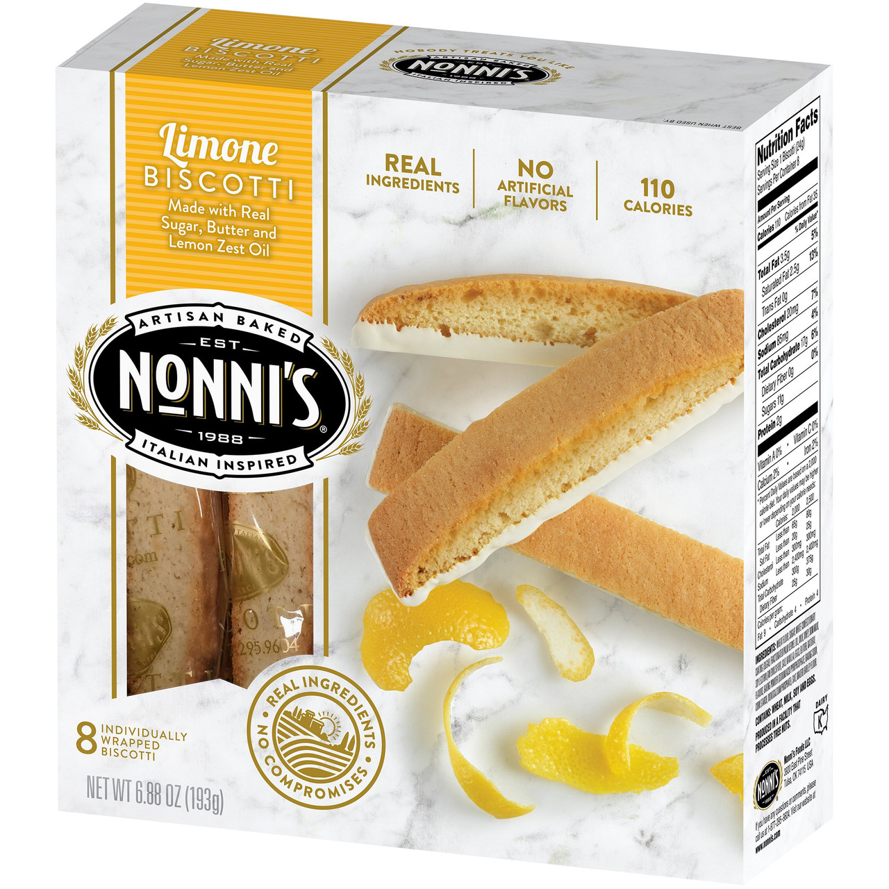NONNI LIMONE BISCOTTI ( 6 X 8 CT ) - Image 2