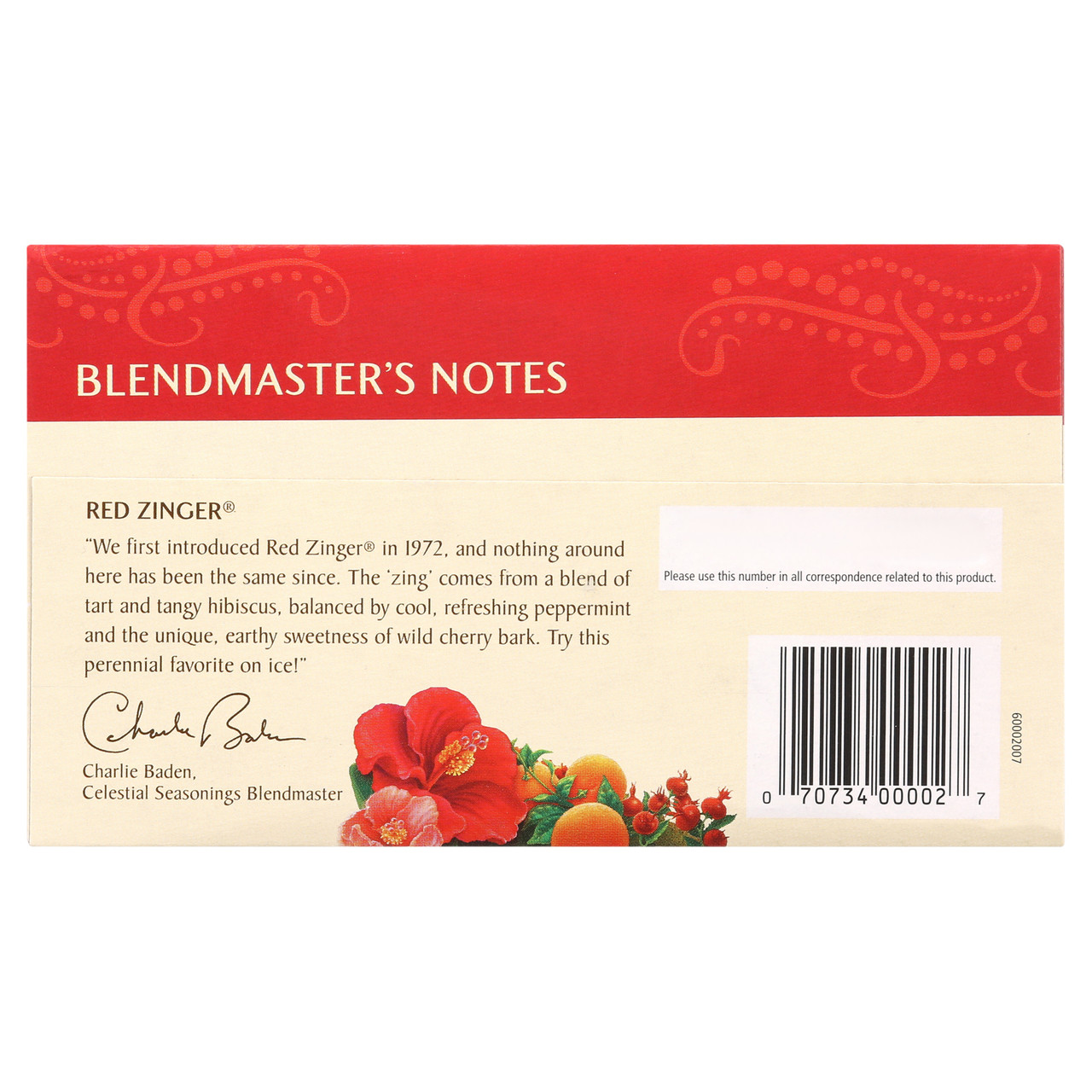 Celestial Seasonings Red Zinger Herbal Tea 20 Tea Bags (Pack of 6 Boxes) - Image 5