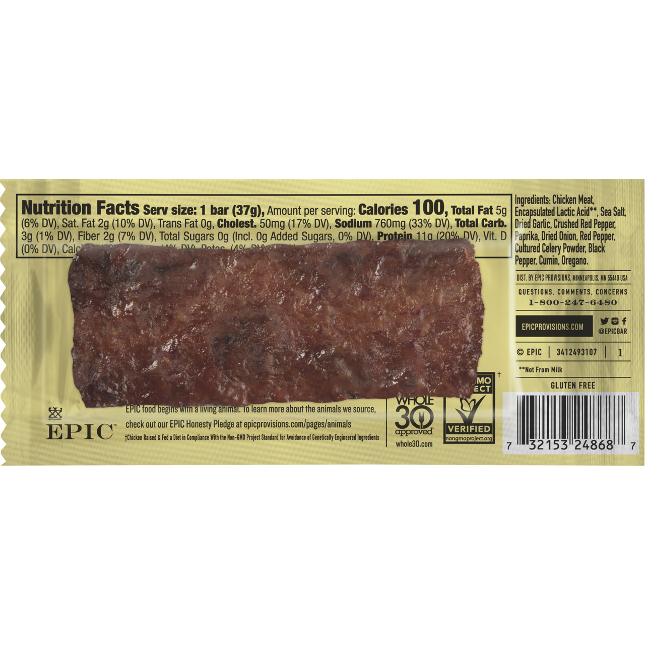EPIC CHKN SRIRACHA BAR ( 12 X 1.3 OZ ) - Image 4