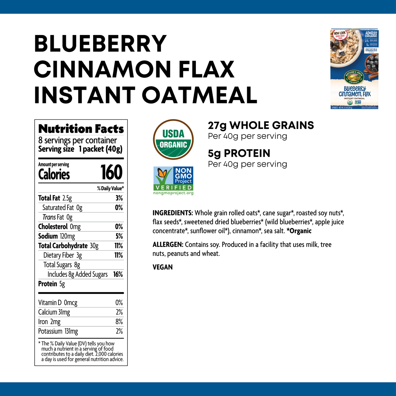 Nature's Path Opt Pow Oatmeal Pouch (6x8x1.4 Oz) - Image 7