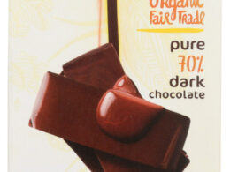 Theo Chocolate Dark Chocolate 70% Cacao Bar (12x3Oz)