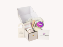Natural bath and body gift set, Thank you gift box - AP