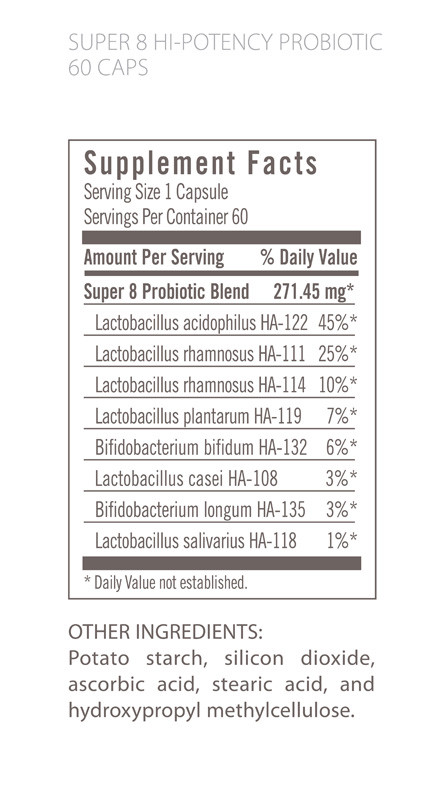 FLORA PROBIOTIC SUPER 8 ( 1 X 60 CAP ) - Image 2