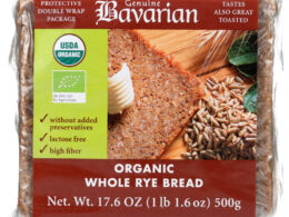 Bavarian Organic Whole Rye Bread (6x17.6Oz)