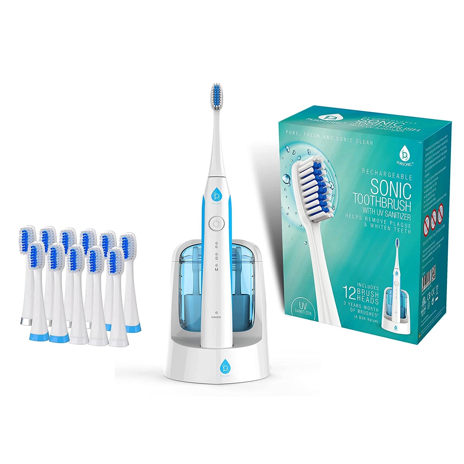 Electric Smart Series Rechargeable Toothbrush with UV Sanitizing Function - Image 2
