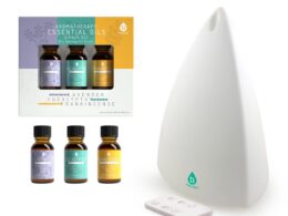 Pursonic Aromatherapy Diffuser & Essential Oil Set -Ultrasonic Top 3 Oils