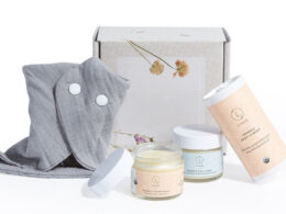 Organic new baby gift set - welcome little one!