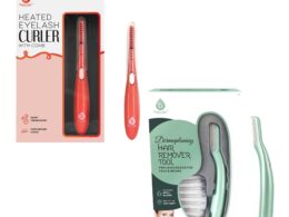 Pursonic Beauty Duo Bundle – Heated Eyelash Curler with Comb + Precision Dermaplaning Hair Remover Tool for Flawless Lashes and Smooth Skin