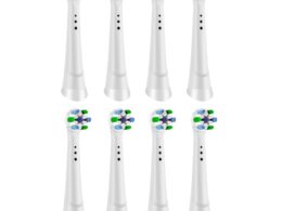8-Pack Replacement Brush Heads Compatible with Oral-B iO Series 2–10