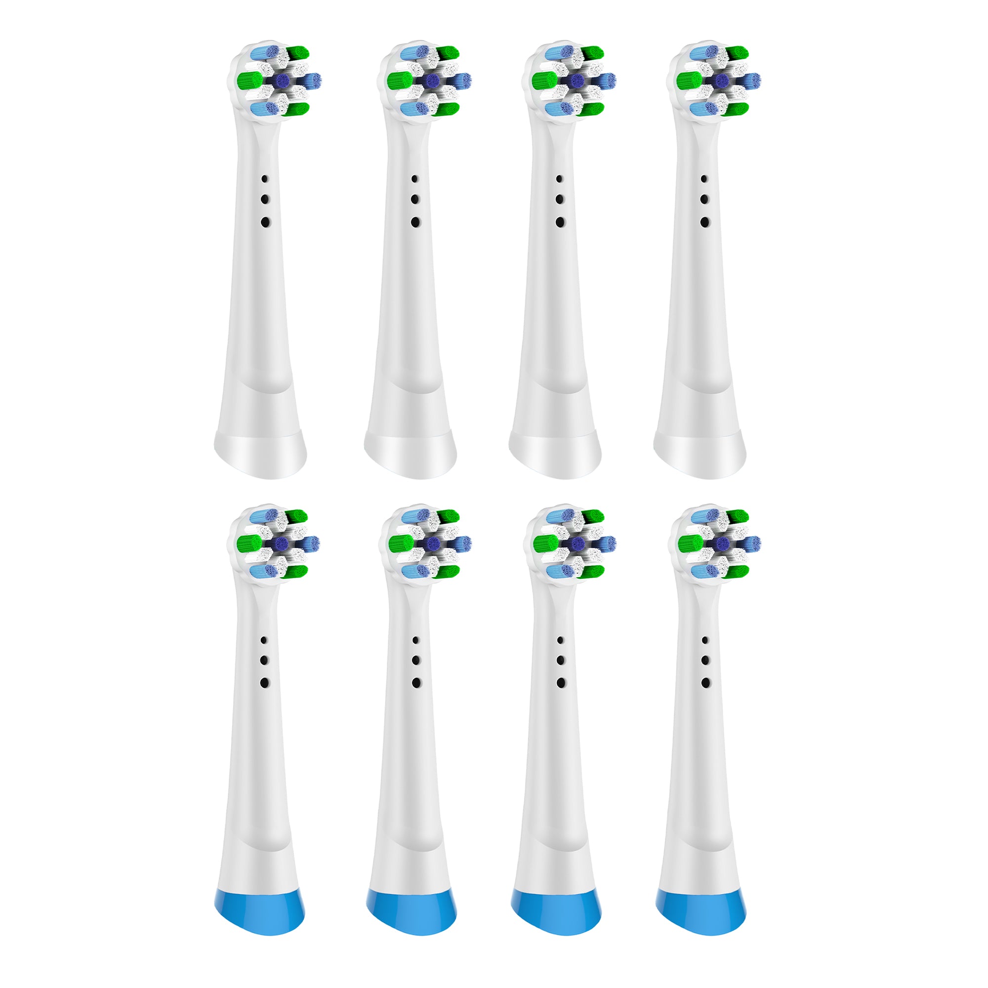 8-Pack Replacement Brush Heads Compatible with Oral-B iO Series 2–10