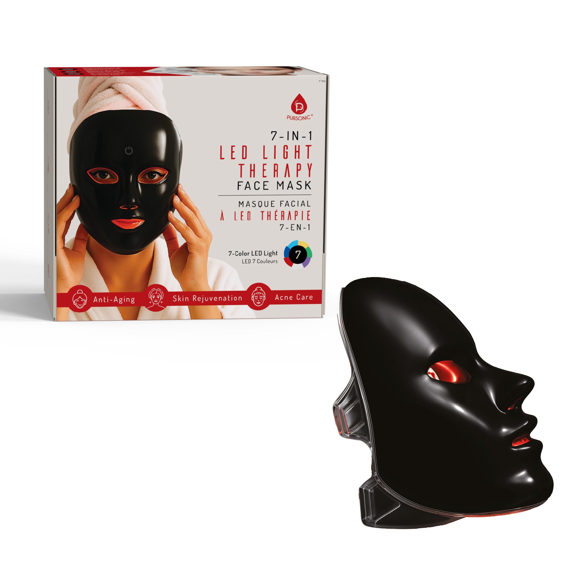 7-in-1 LED Light Therapy Mask – Advanced Skin Rejuvenation at Home