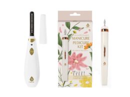 The Ultimate Beauty Toolkit: Professional Manicure & Pedicure Kit, Heated Eyelash Curler with Comb