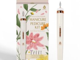 Professional Rechargeable Manicure & Pedicure Kit – High-Speed Nail Drill with LED Light & Precision Nail Care Heads