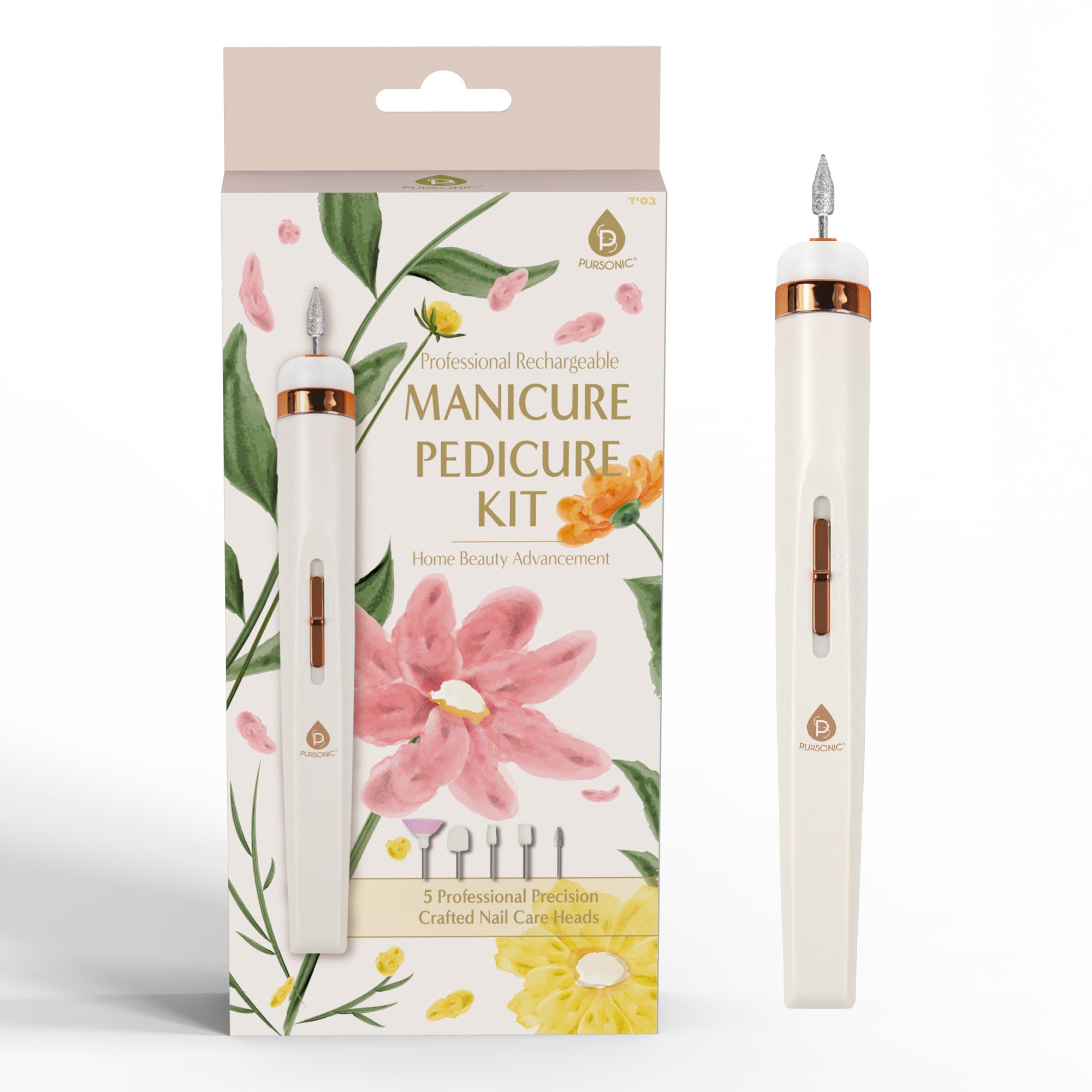 The Ultimate Beauty Toolkit: Professional Manicure & Pedicure Kit, Heated Eyelash Curler with Comb - Image 3