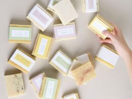 2x Natural Cold Process Soap Bar with Essential oils