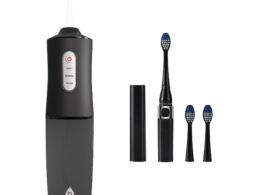 Pursonic Water Flosser & Portable Sonic Toothbrush Oral Care Bundle – Complete On-the-Go Dental Hygiene Kit