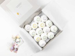Bath Bombs Gift Box, Set of 14 Big 100% Natural Relaxing Bath Bombs