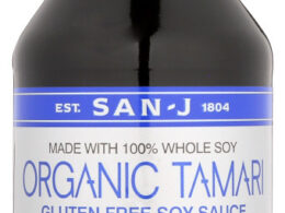San-J Org Tamari Whole Soy Wheat Free Red Salt (6x20 Oz)