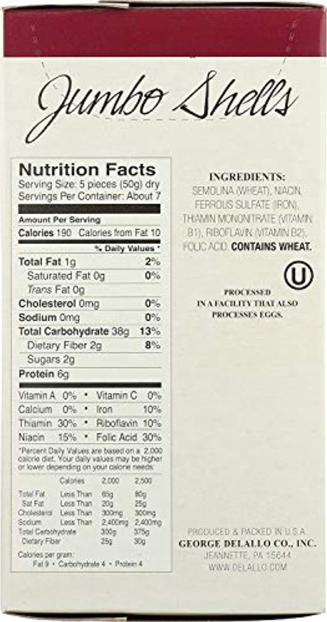 DELALLO JMBO SHELLS PSTA ( 12 X 12 OZ ) - Image 6