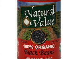 Natural Value Organic Black Beans (12x15Oz)