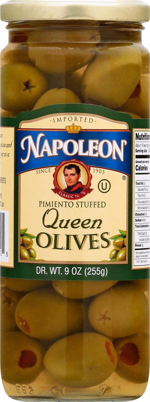 Napoleon Co. Stffd Queen Olives (12x9OZ ) - Image 2