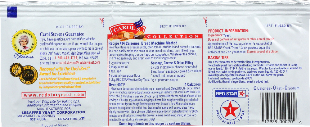 Red Star Baking Yeast Packet Display (18x.75 Oz) - Image 2