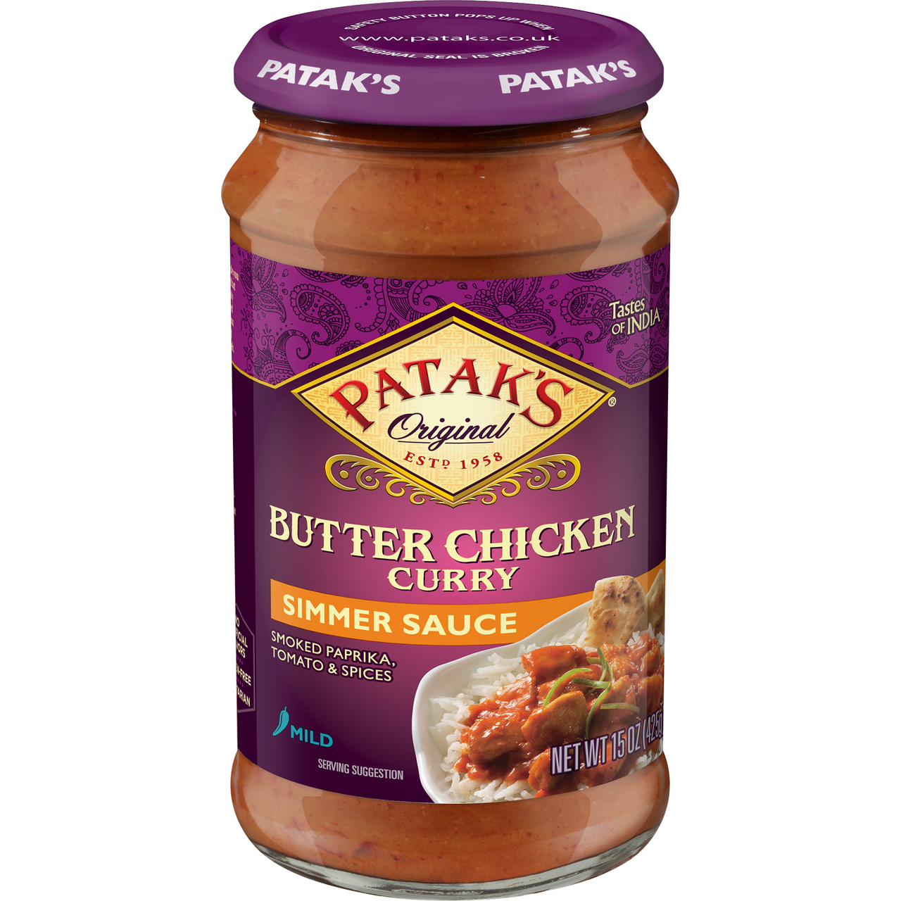 Patak Butter Chicken Cry (6x15OZ ) - Image 2