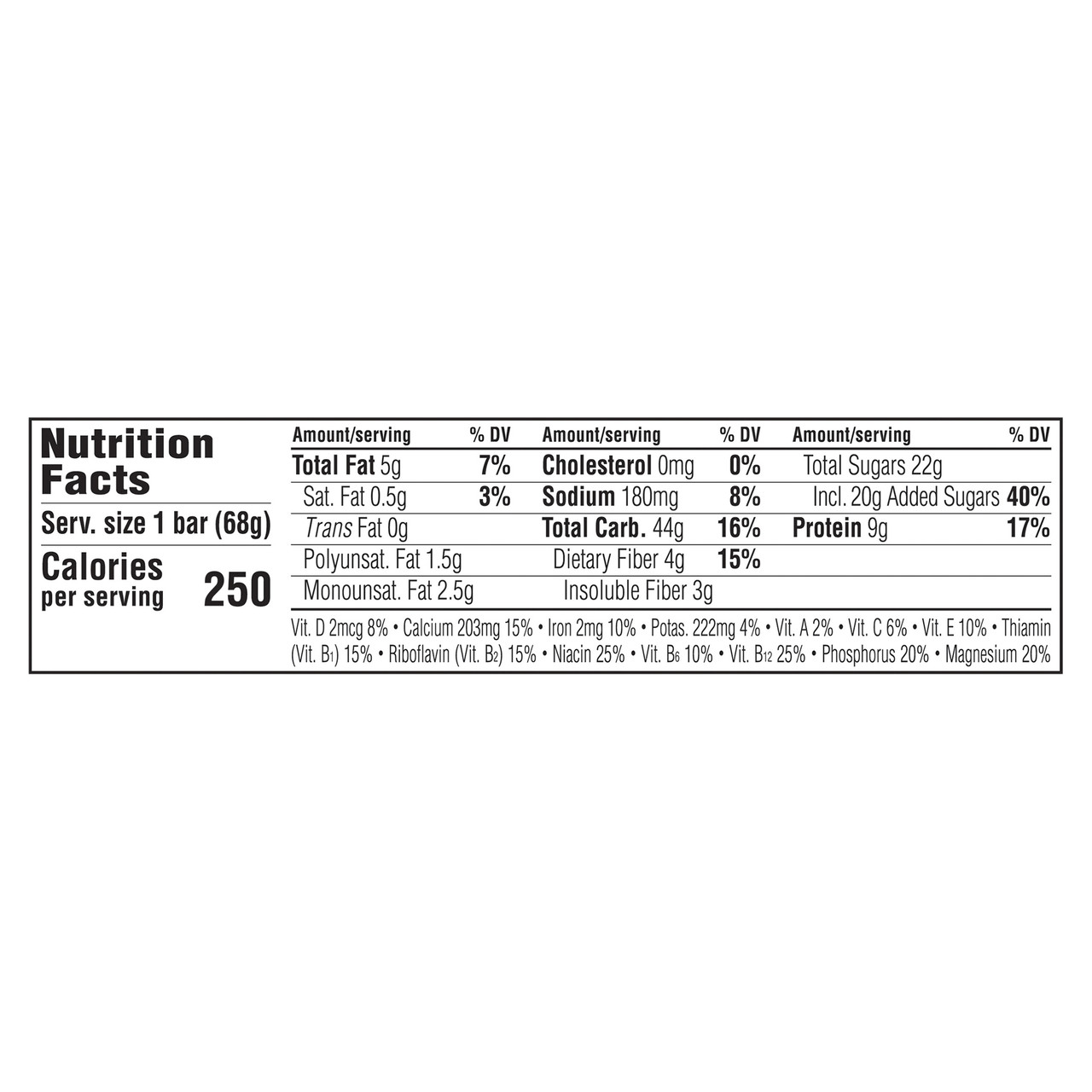 Clif Bar Organic Blueberry Crisp Bar (12x2.4 Oz) - Image 8