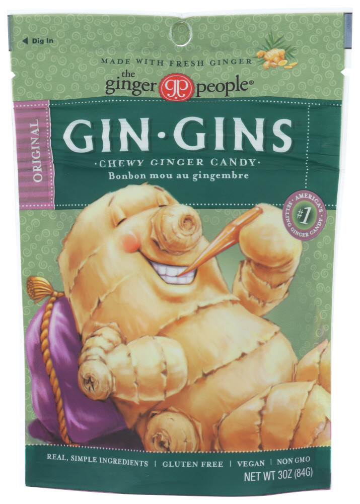 GP GINGER CHEWS ORIGINAL ( 12 X 3 OZ )
