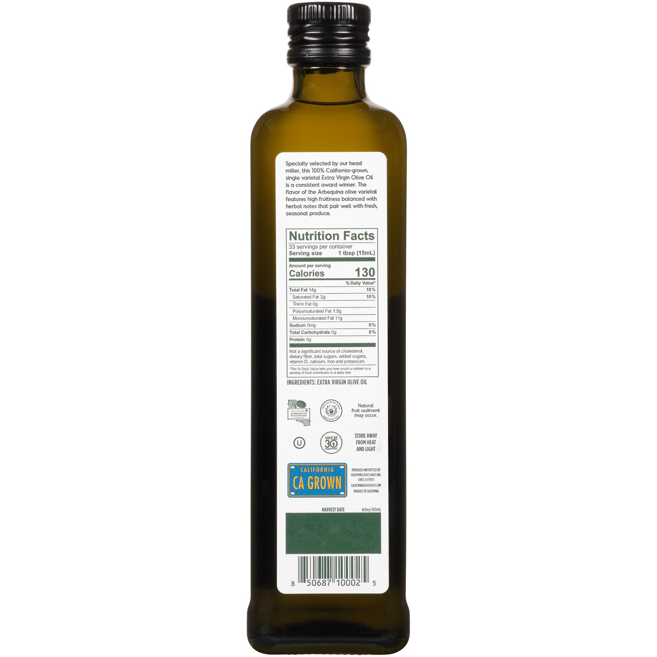 California Olive Ranch Arbequina Olive Oil (6x16.9Oz) - Image 4