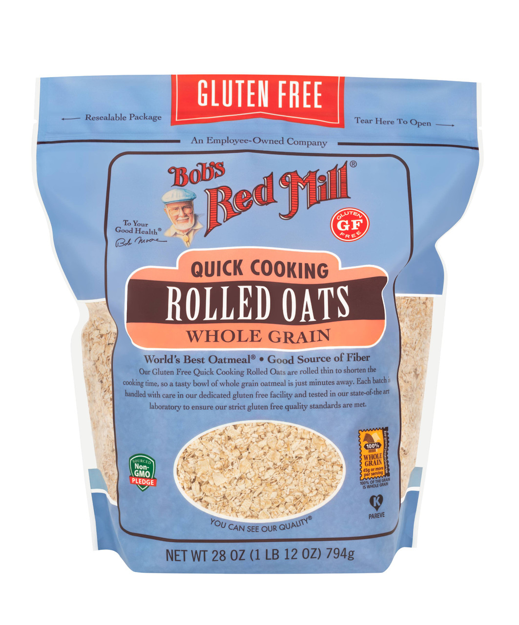 BOB QCK COOK ROLLED OAT ( 4 X 28 OZ )