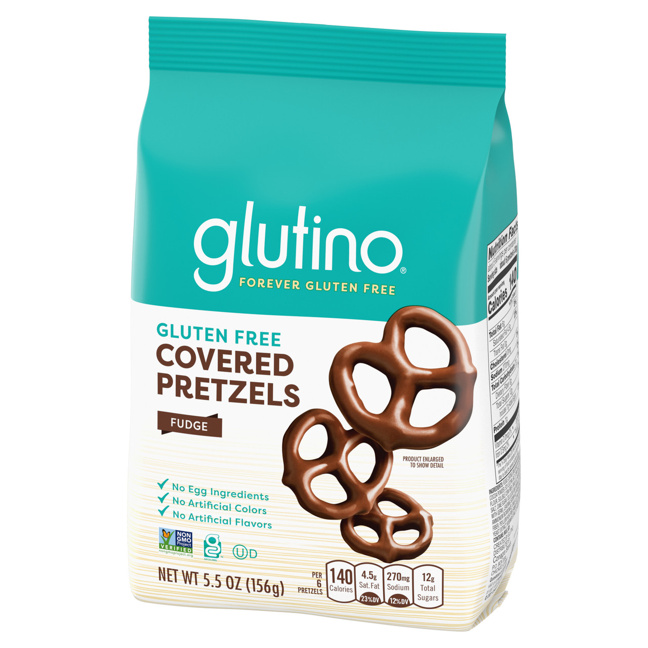 Glutino Chocolate Cov Pretzels (12x5.5OZ ) - Image 2